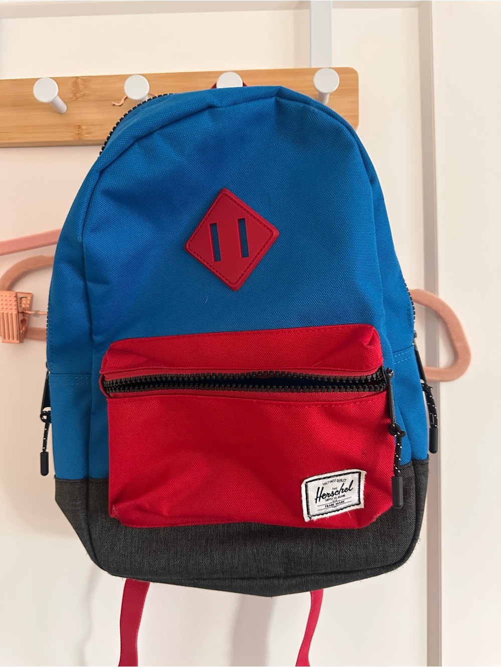 Herschel Supply Company Kids Blue, Red & Gray Mini Backpack